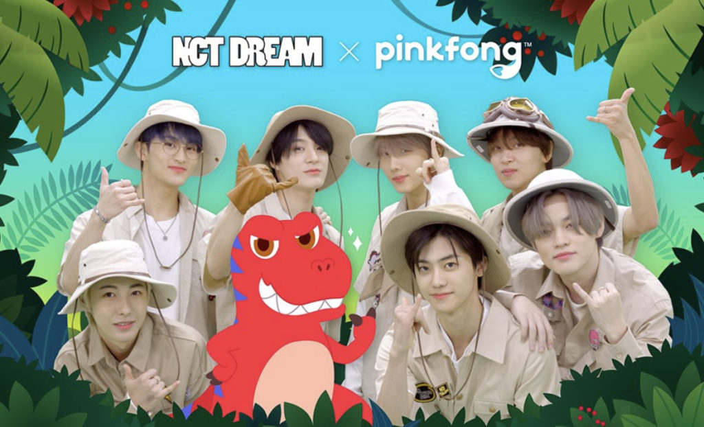 NCT Dream Pinkfong header