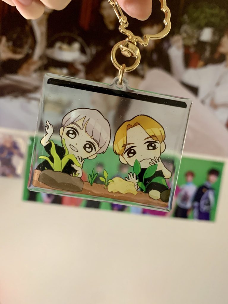 Johnny Taeyong JCC Charm inspired by The Fish Tank Episode