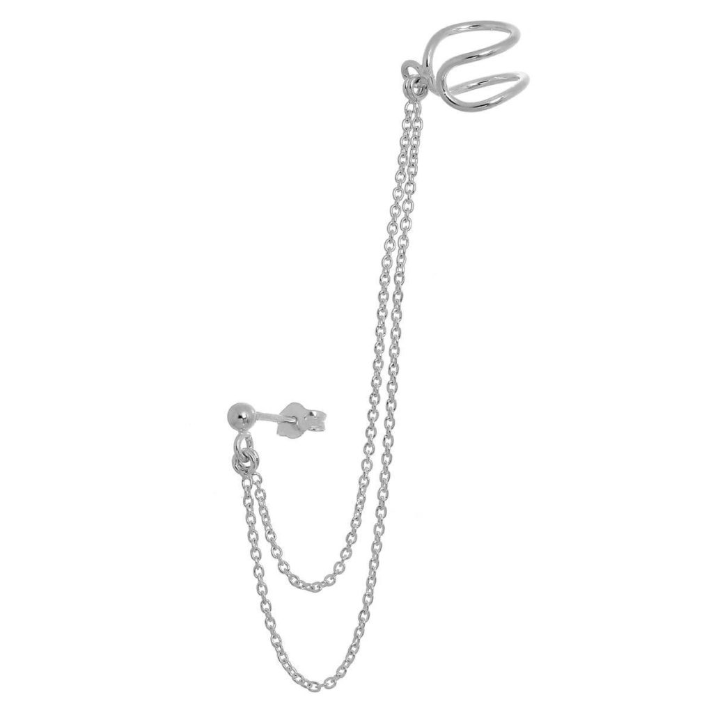Stray Kids - silver dangling earring