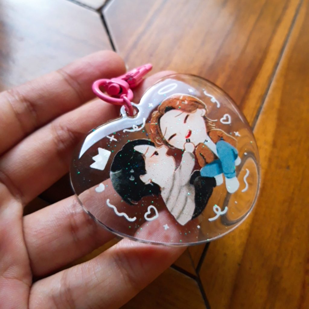 Johnny and Ten keychain by Dailylouisleonbella