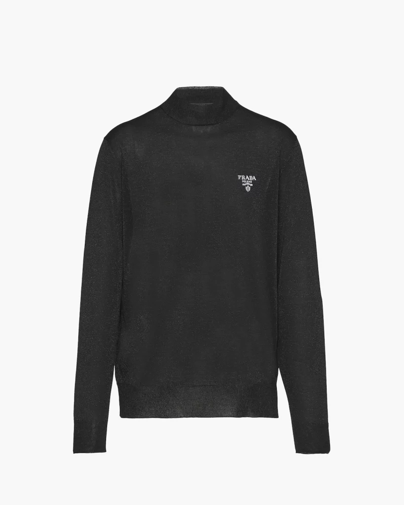 Prada's Silk Turtleneck Sweater