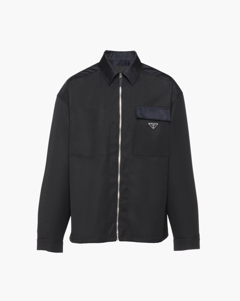 Prada's Black and Re-Nylon Shirt