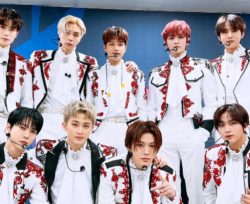 NCT 127 after their performance on Gaon Chart Music Awards 2022.