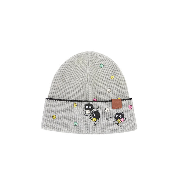 WinWin LOEWE gray Suswatari beanie hat in wool