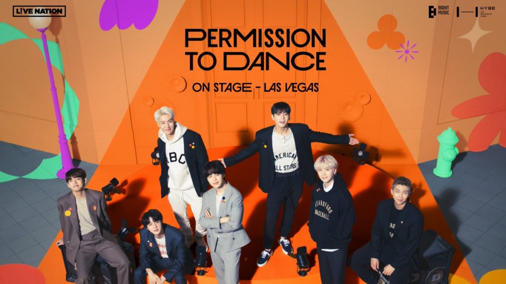 Poster for BTS PERMISSION TO DANCE ON STAGE - LAS VEGAS.