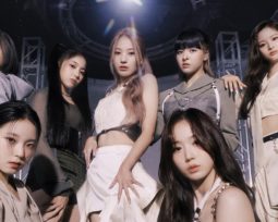 JYP Entertainment girl group NMIXX pose for their single album AD MARE.