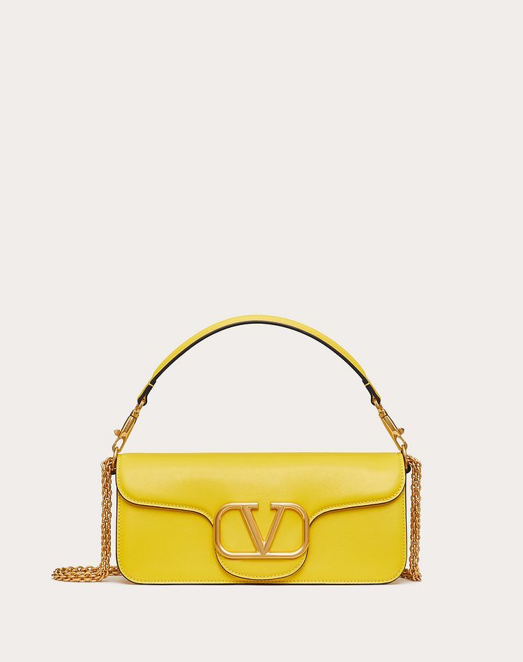 Loco Calfskin Shoulder Bag Yellow