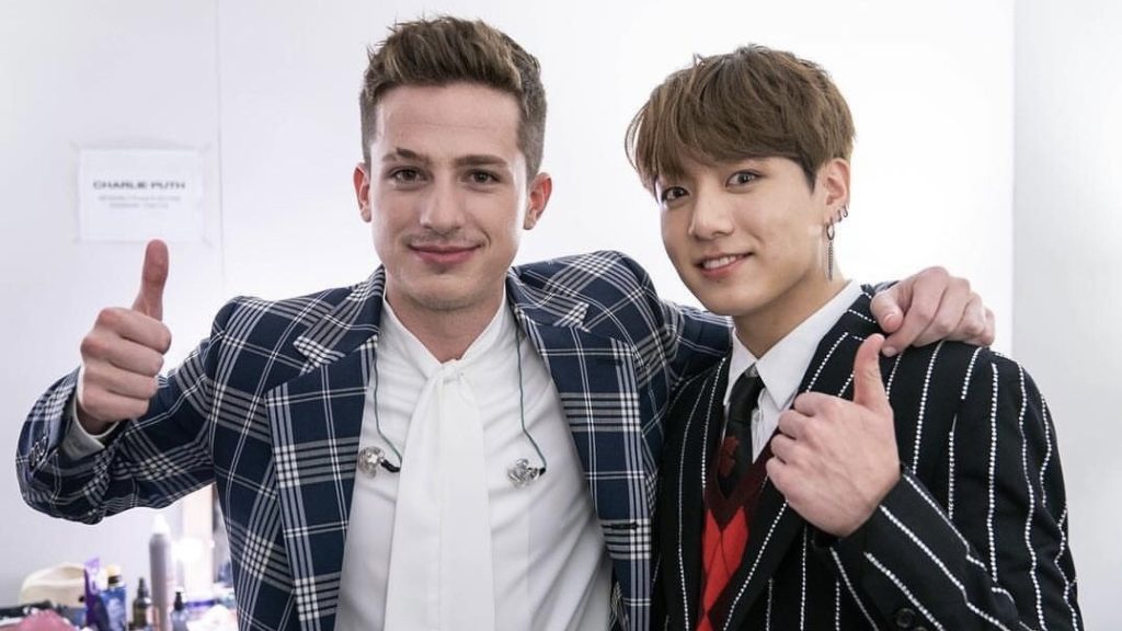 Jung Kook and Charlie Puth
