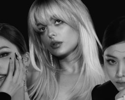 Bebe Rexha with ITZY's Ryujin and Yeji.