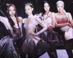 BLACKPINK group photo for “Pink Venom.”