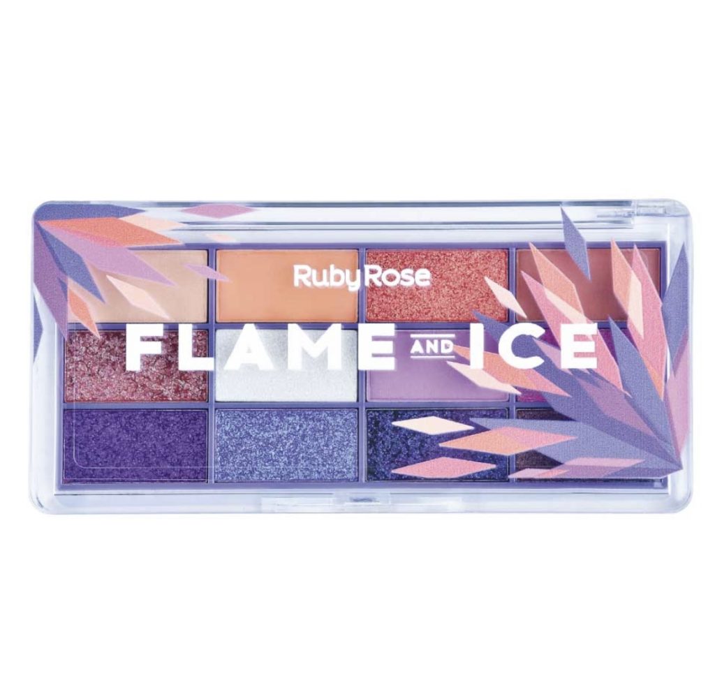 Neo Seoul Nightclub - Flame and Ice eye shadow palette from Ruby Rose.