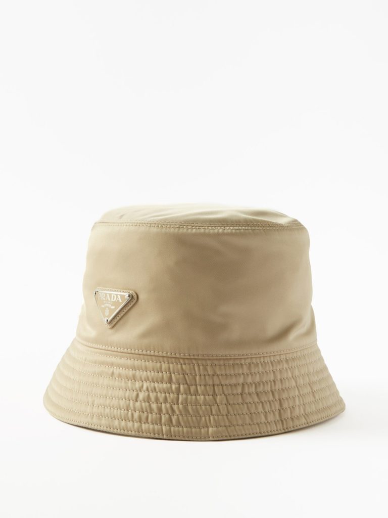 A beige bucket hat to emulate the style of the Dongmyo ahjussi.
