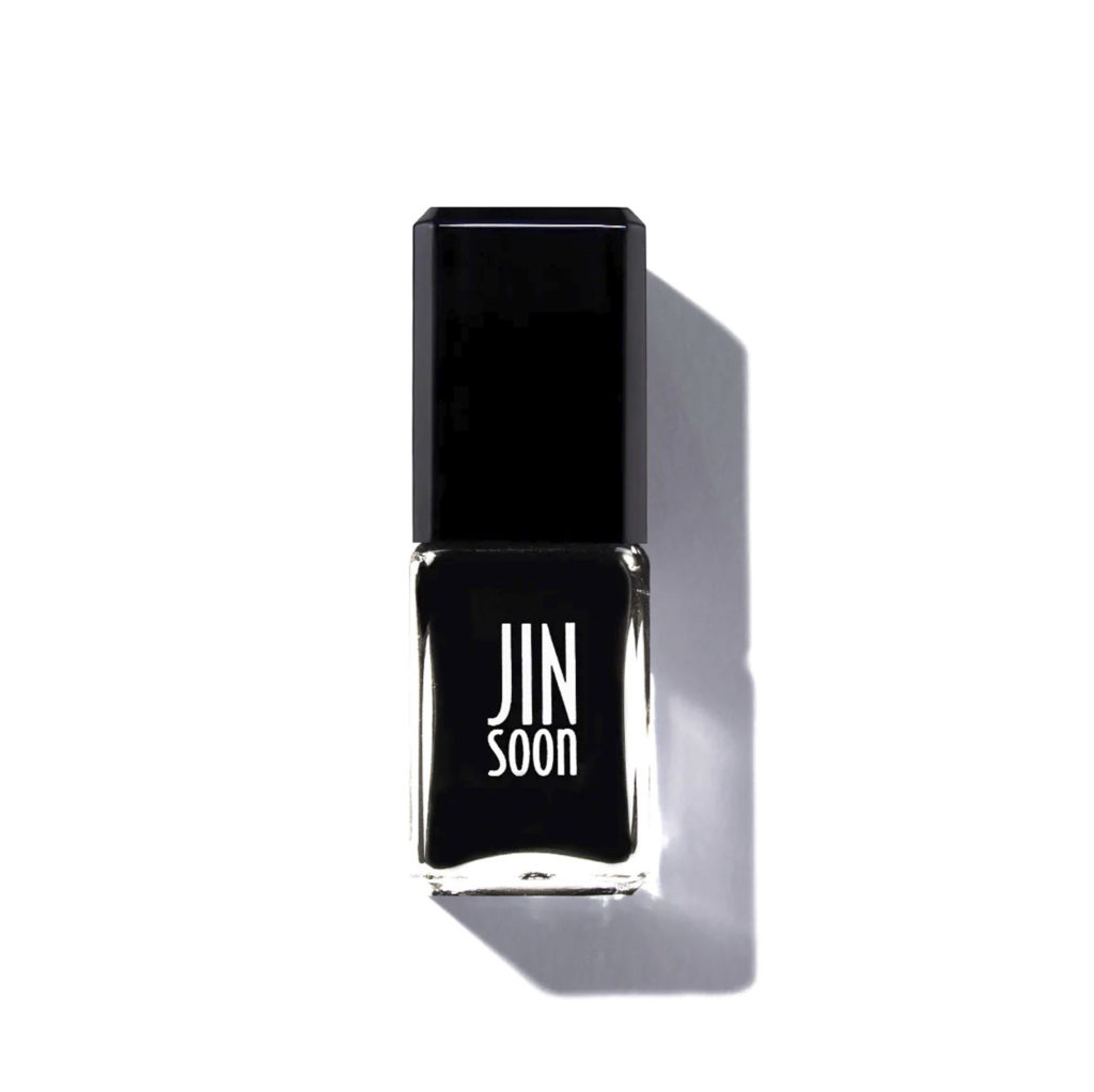 Black manicures, JINsoon nail polish