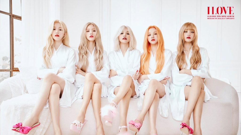 (G)I-DLE promotional picture for their newest album, I Love.