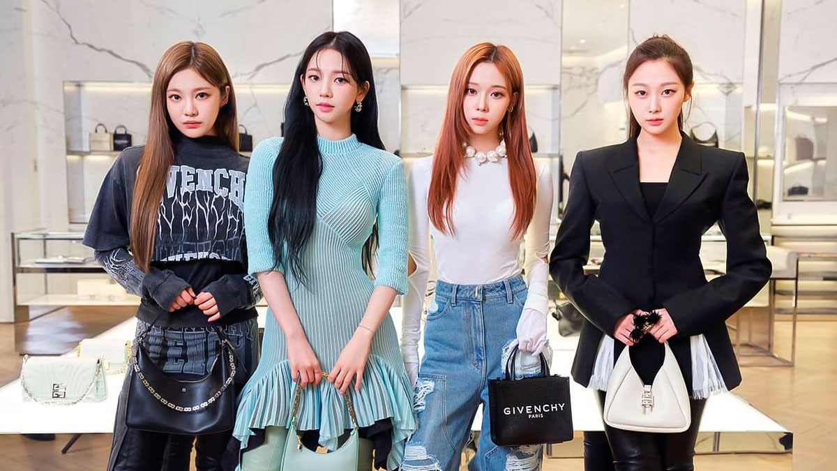 Givenchy Presents SS23 Collection and K-pop Group aespa Stops Traffic