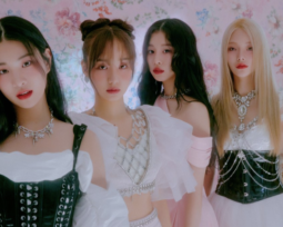 FIFTY FIFTY pose for a teaser picture for their single "Cupid".