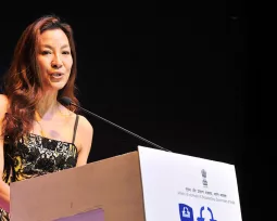 Michelle Yeoh, the winner of Best Actress award at the 2023 Oscars.