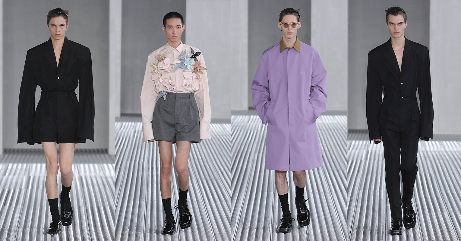 Prada’s Spring Summer 2024 Collection Brings Fluid Forms to Milan