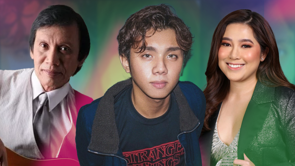 5 OPM (Original Pinoy Music) Artists to Check Out. Pictured from left to right: Rey Valera, Zack Tabudlo, and Moira Dela Torre.