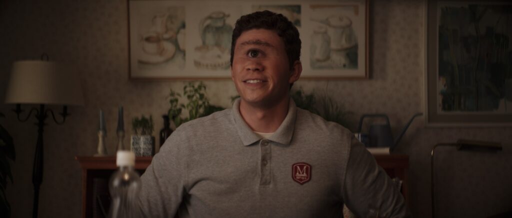 Daniel Diemer as Tyson in the Percy Jackson and the Olympians series on Disney+.